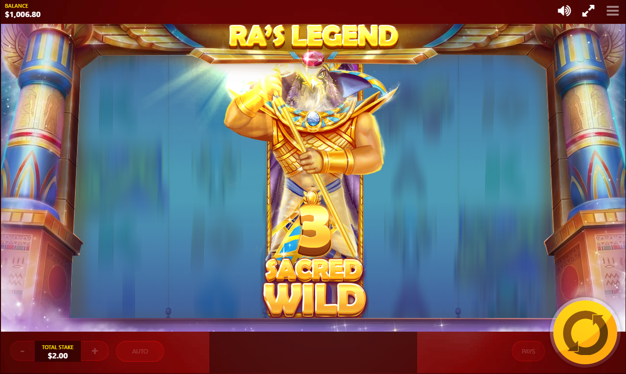 Ra's Legend hấp dẫn với những phần thưởng “hậu hĩnh”